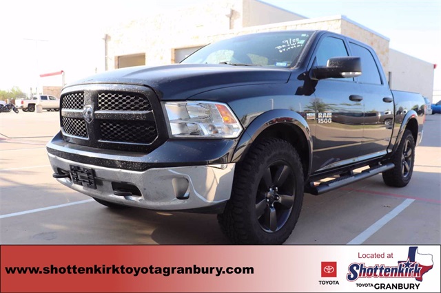 Pre Owned 2016 Ram 1500 Outdoorsman 4d Crew Cab In Granbury Gs325014 Shottenkirk Toyota Of 1947